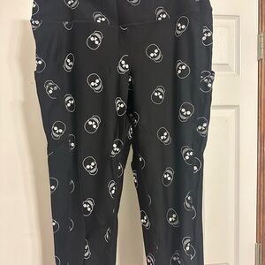 Torrid Black and White Skull Print Leggings